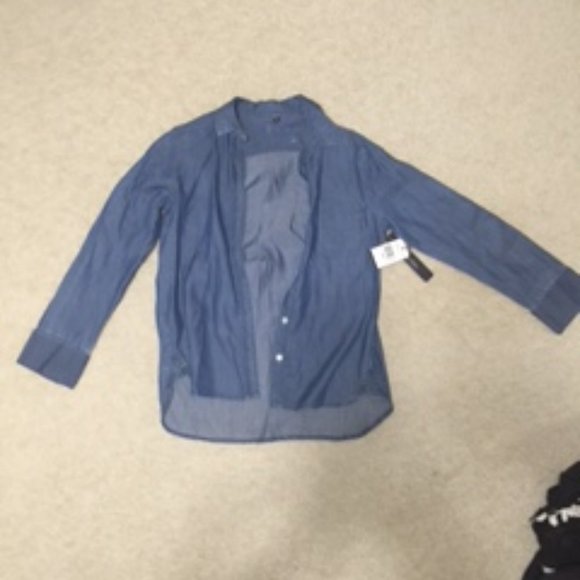 Chambray Button Up Shirt - Picture 2 of 3